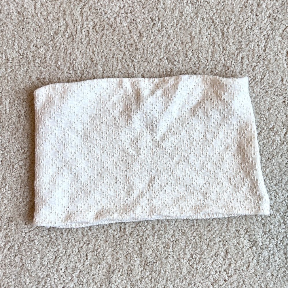 White Stradivarius Tube Top